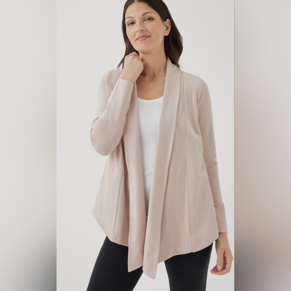 NWT Pact Avenue Draped Cardigan Size Small
